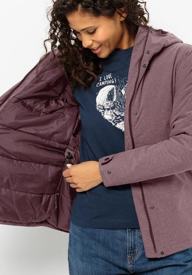 Jack Wolfskin Snowy Park Jacket Women Waterdicht winterjack Dames XXL boysenberry - Foto 5