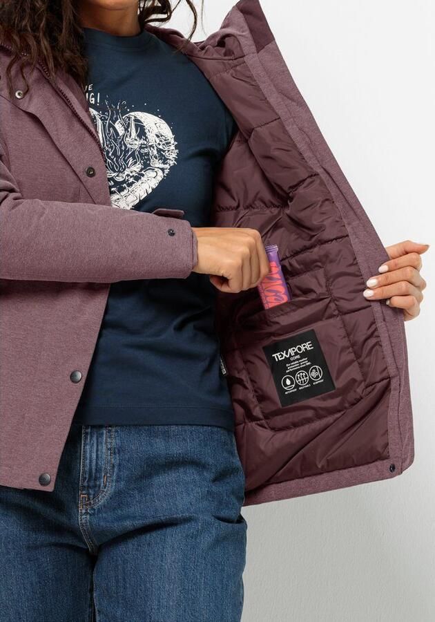 Jack Wolfskin Snowy Park Jacket Women Waterdicht winterjack Dames XXL boysenberry - Foto 6