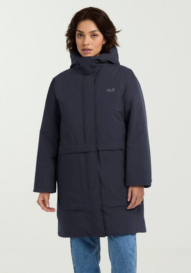 Jack Wolfskin Wintertide Jacket Women Waterdichte lange jas dames XXL dark navy dark navy - Foto 8