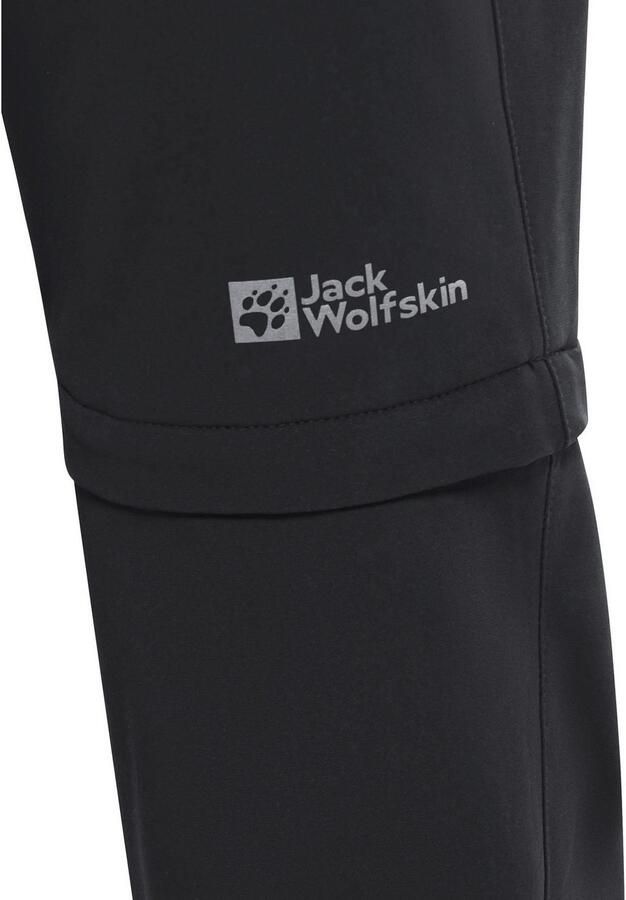 Jack Wolfskin Active Zip Off Pants Kids Zip-Off-broek Kinderen 116 black - Foto 3