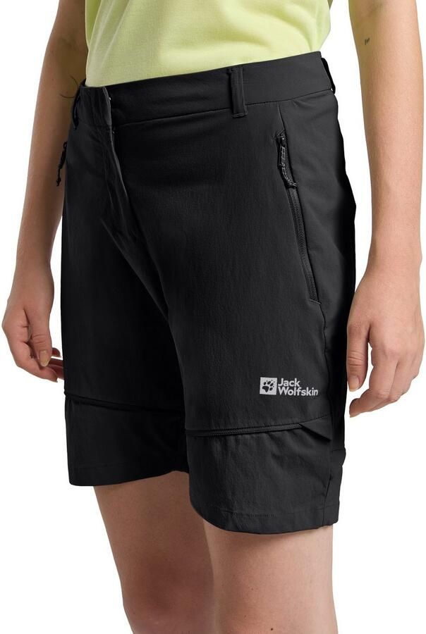 Jack Wolfskin Hikeout Zip Off Pants Women Zip-Off-broek met zonnebescherming Dames 34 black - Foto 3
