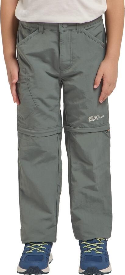 Jack Wolfskin Safari Zip Off Pants Kids Zip-Off-broek kinderen 104 slate green slate green - Foto 8