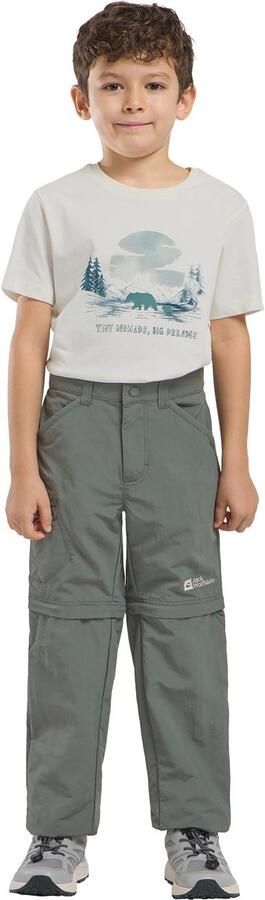 Jack Wolfskin Safari Zip Off Pants Kids Zip-Off-broek kinderen 104 slate green slate green - Foto 7