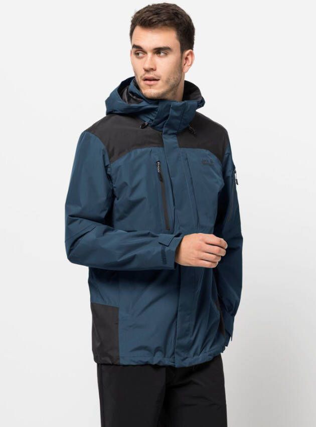 Jack Wolfskin Activate Tour Jacket Men Regenjack heren XL blauw thunder blue