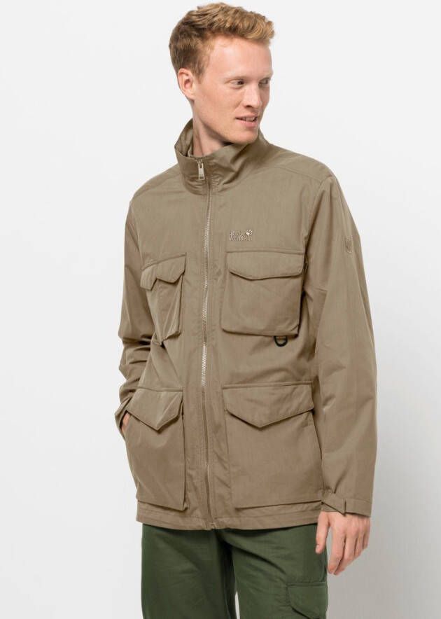 Jack Wolfskin Lakeside Trip Jacket Men Outdoorjack Heren XXL bruin sand dune