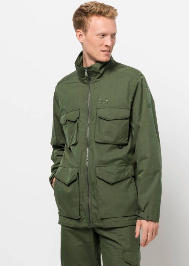 Jack Wolfskin Lakeside Trip Jacket Men Outdoorjack Heren 3XL bruin greenwood