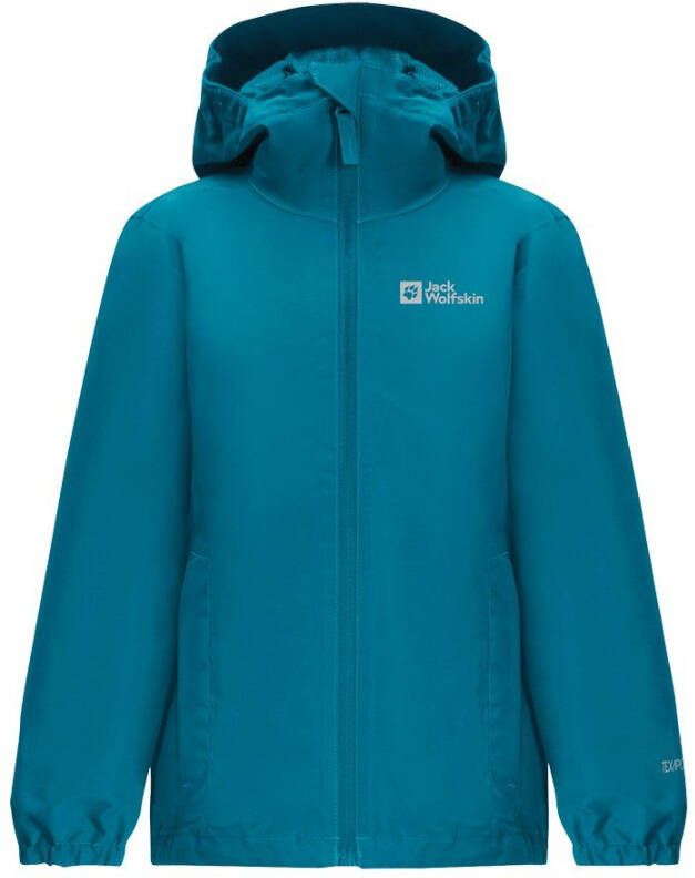 Jack Wolfskin Flaze Jacket Kids Regenjack Kinderen 104 everest blue everest blue