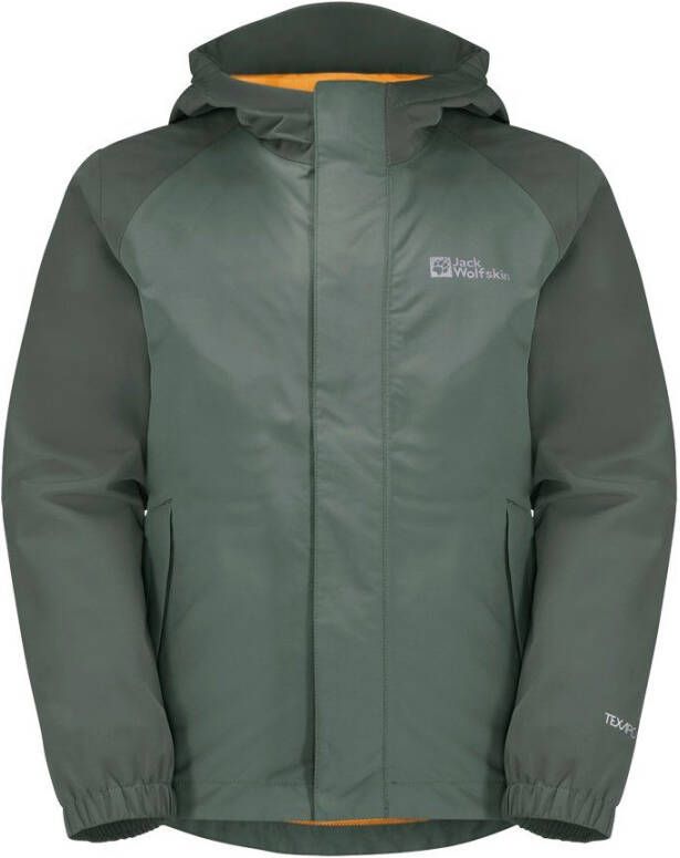 Jack Wolfskin Tucan Jacket Kids Regenjack Kinderen 116 hedge green hedge green