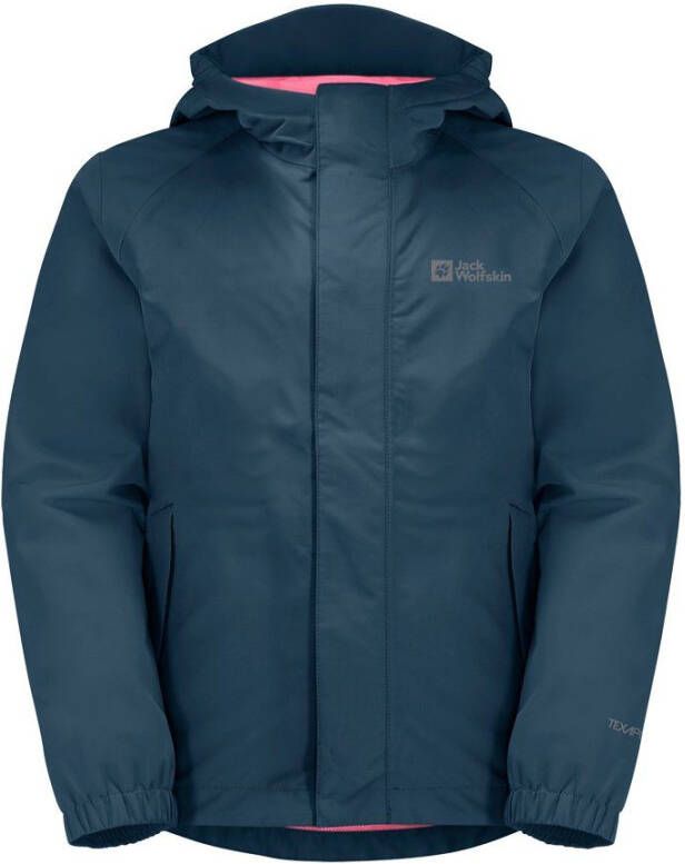 Jack Wolfskin Tucan Jacket Kids Regenjack Kinderen 116 dark sea dark sea