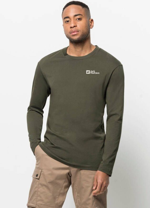 Jack Wolfskin Essential Longsleeve Men Shirt met lange mouwen Heren XXL island moss island moss