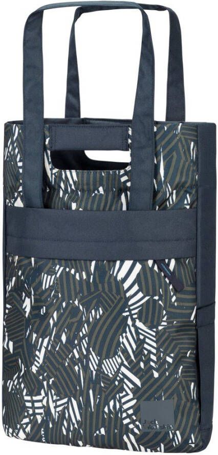 Jack Wolfskin Piccadilly Shopper met rugzakfunctie one size blue night blue all over