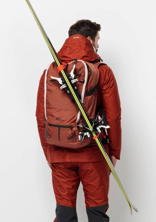 Jack Wolfskin Alpspitze Packs 34 Skitouring-rugzak met RECCO -lokalisatiesysteem one size carmine