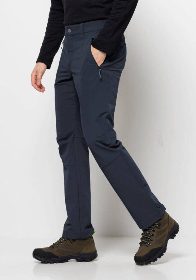 Jack Wolfskin Activate Extended Version Pants Men Softshell-wandelbroek Heren 46 blue night blue