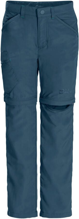 Jack Wolfskin Safari Zip Off Pants Kids Zip-Off-broek Kinderen 164 dark sea dark sea