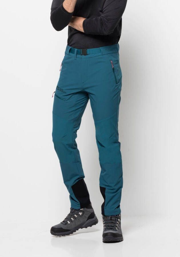 Jack Wolfskin Ziegspitz Pants Men Softshell-wandelbroek Heren 46 blue coral blue coral