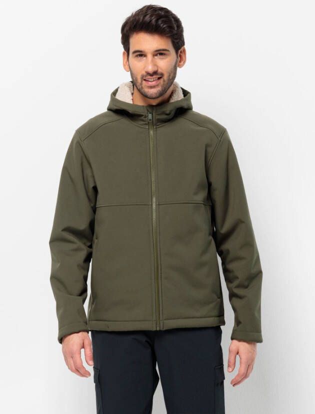 Jack Wolfskin Windland Jacket Men Softshelljack Heren XL island moss island moss