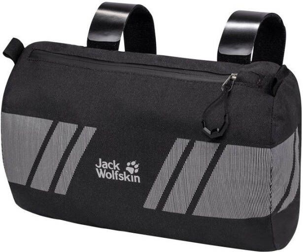 Jack Wolfskin Handlebar Bags 2in1 Waterdichte stuurtas voor de fiets one size zwart flash black