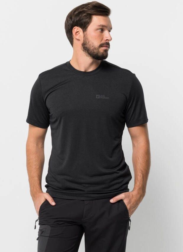 Jack Wolfskin Hiking S S Graphic T-Shirt Men Functioneel shirt Heren XXL zwart black - Foto 1