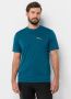 Jack Wolfskin Hiking S S Graphic T-Shirt Men Functioneel shirt Heren XXL blue daze blue daze - Thumbnail 1