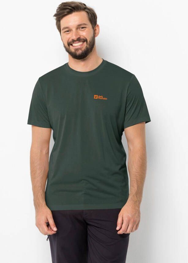 Jack Wolfskin Hiking S S T-Shirt Men Functioneel shirt Heren XXL black olive black olive