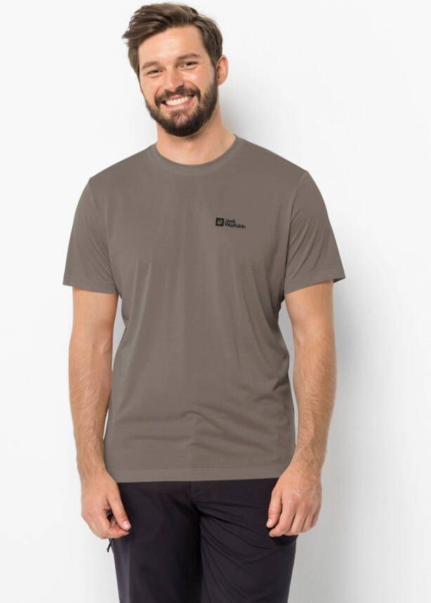 Jack Wolfskin Hiking S S Graphic T-Shirt Men Functioneel shirt Heren XL cold coffee cold coffee