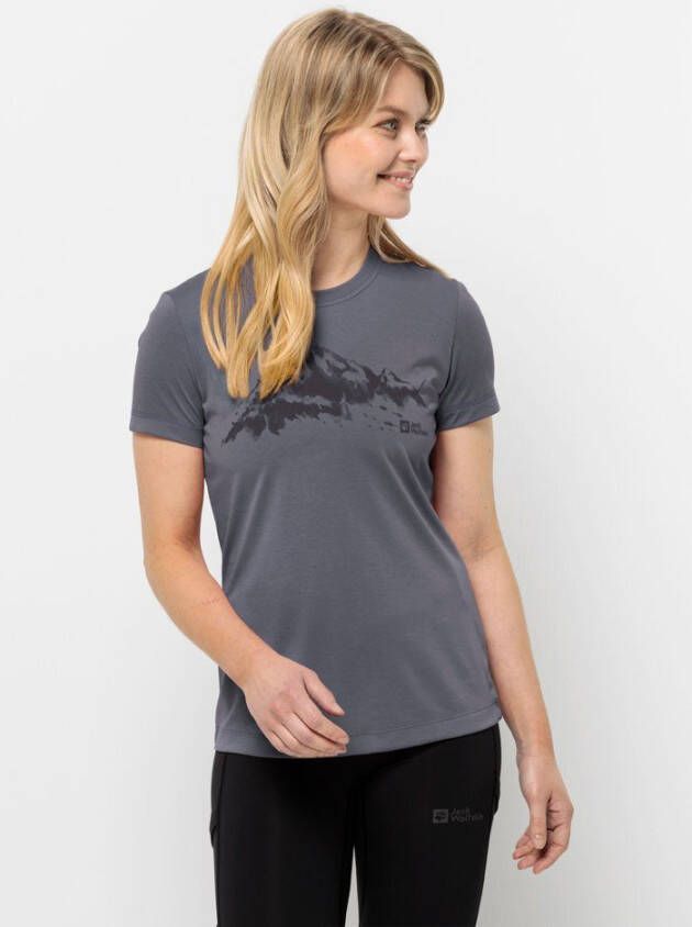 Jack Wolfskin Hiking S S T-Shirt Women Dames T-shirt XXL dolphin