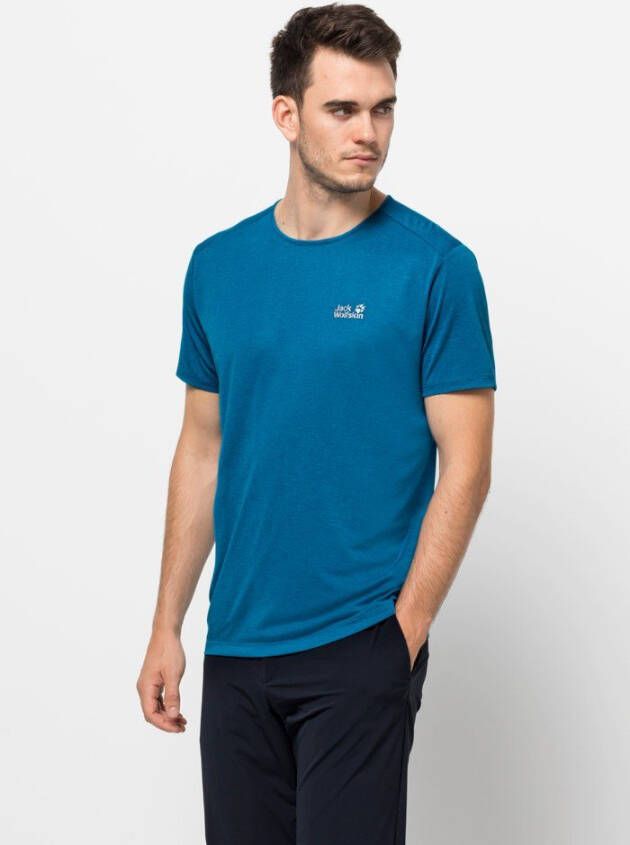 Jack Wolfskin Packs & GO T-Shirt Men Functioneel shirt Heren S blue pacific blue pacific