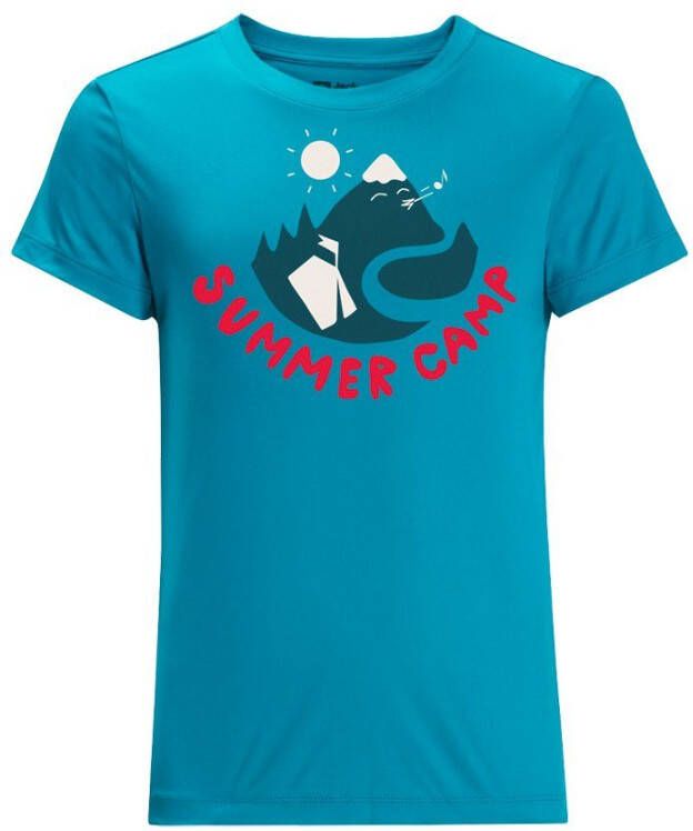 Jack Wolfskin Summer Camp T-Shirt Kids Functioneel shirt Kinderen 140 everest blue everest blue