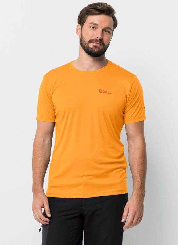 Jack Wolfskin Tech T-Shirt Men Functioneel shirt Heren XXL bruin orange pop