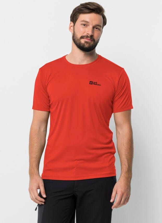 Jack Wolfskin Tech T-Shirt Men Functioneel shirt Heren XXL rood strong red