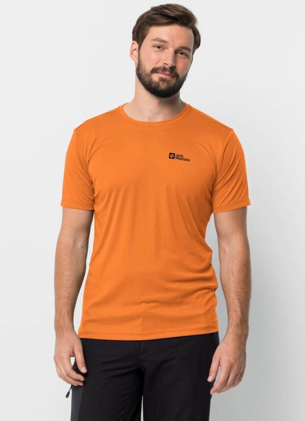 Jack Wolfskin Tech T-Shirt Men Functioneel shirt Heren L oranje blood orange