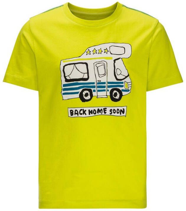 Jack Wolfskin Wolf & VAN T-Shirt Duurzaam T-shirt Kinderen 140 green banana green banana - Foto 1