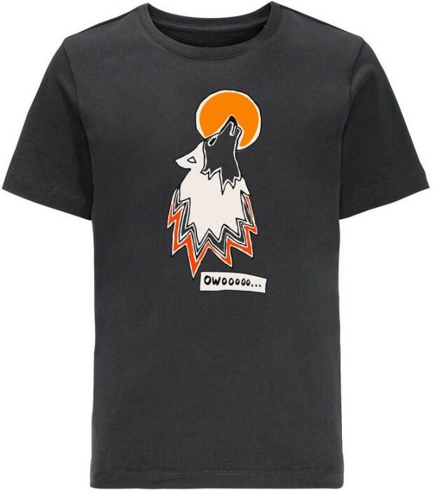 Jack Wolfskin Wolf & VAN T-Shirt Duurzaam T-shirt Kinderen 104 phantom