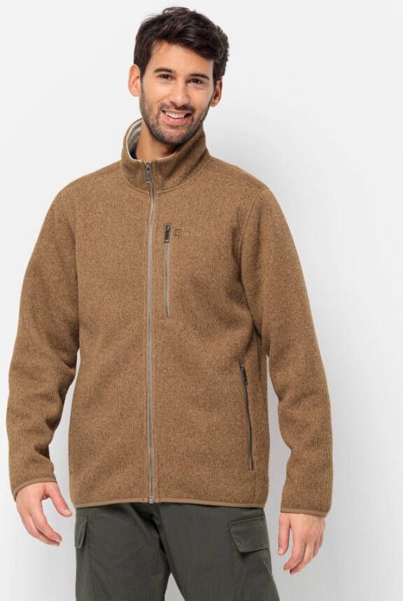 Jack Wolfskin Robson Fjord Jacket Fleece jack Heren XL chipmunk