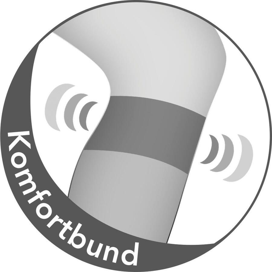 Janastyle Kniekousen Microvezel kniekousen zonder elastiek en met extra brede comfortband comfortabel (10 paar)