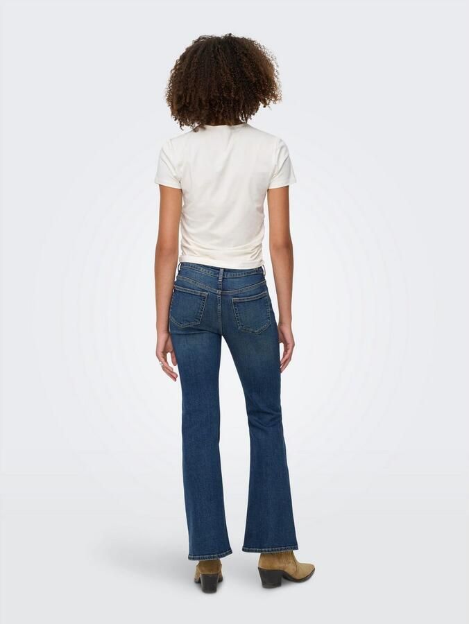JDY 5-pocket jeans KATHY HW FLARED JEANS DNM NOOS met uitlopende pijp in flared look - Foto 4
