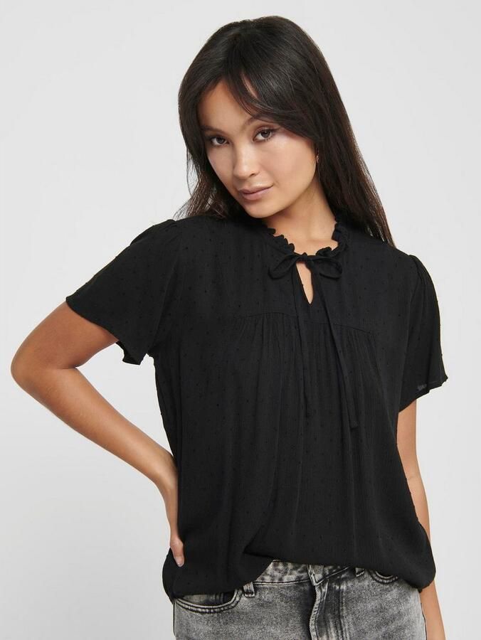 JDY Blouse met korte mouwen LIMA LIFE S S TOP WVN NOOS - Foto 4