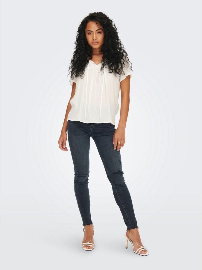 JDY Blouse met korte mouwen LIMA LIFE S S TOP WVN NOOS - Foto 4