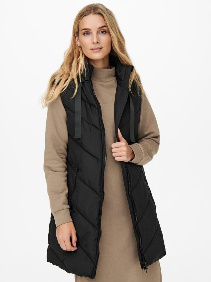 JDY Skylar Padded Hooded Waistcoat Bodywarmer Dames - Foto 6