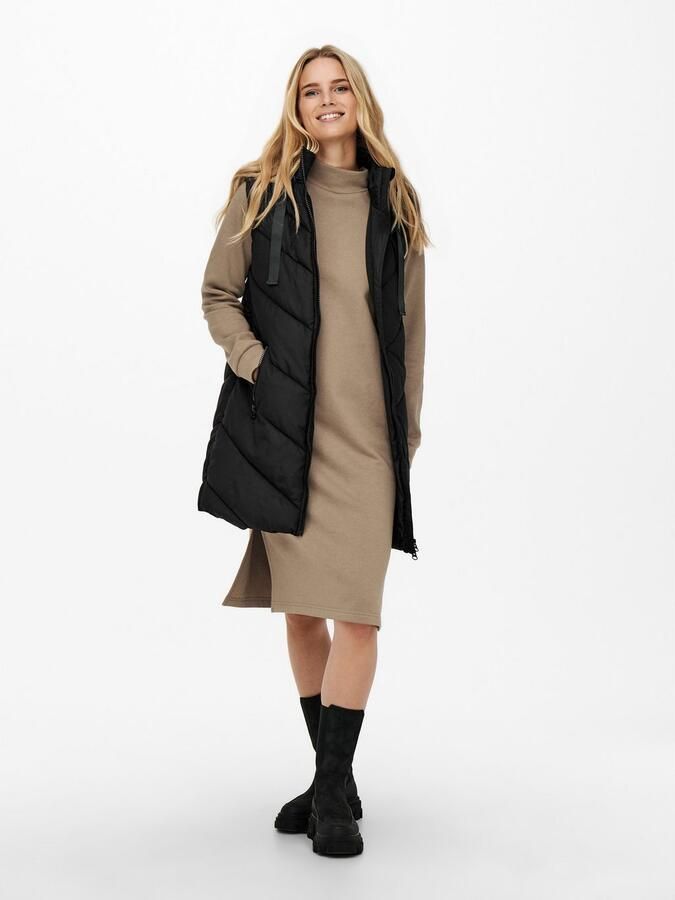 JDY Skylar Padded Hooded Waistcoat Bodywarmer Dames - Foto 4