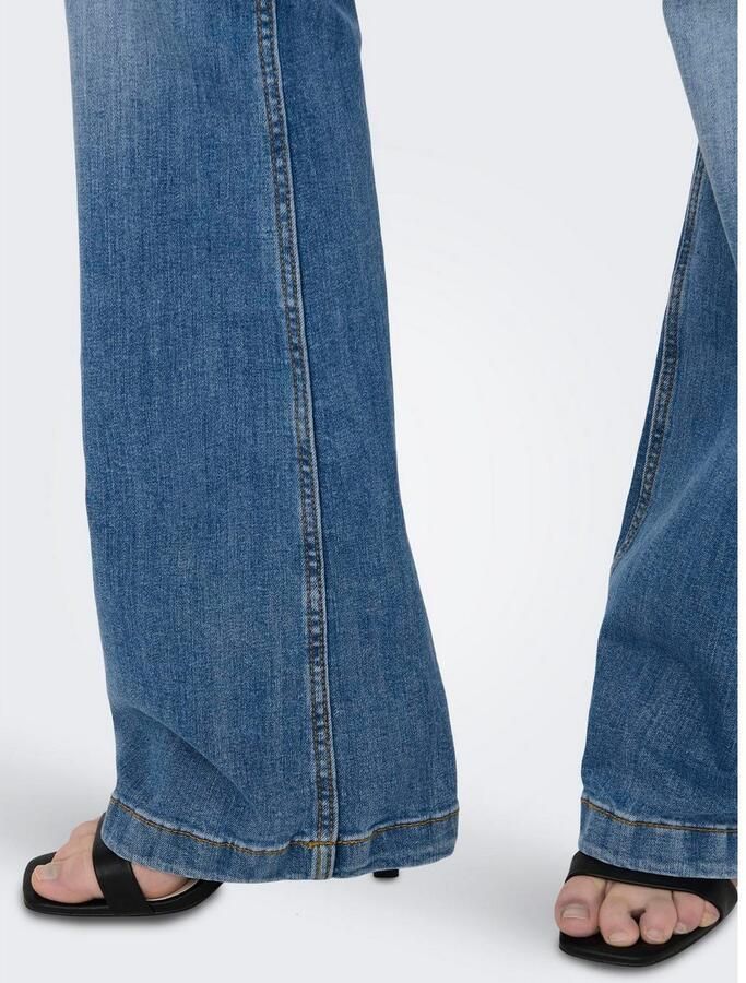 Jacqueline de Yong Flared Vaquero Jeans voor Dames Blue Dames - Foto 3