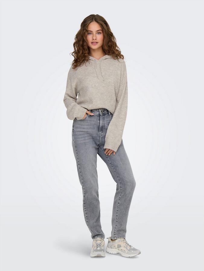 JDY Capuchontrui RUE LIFE L S SHORT HOOD PUL KNT NOOS - Foto 3