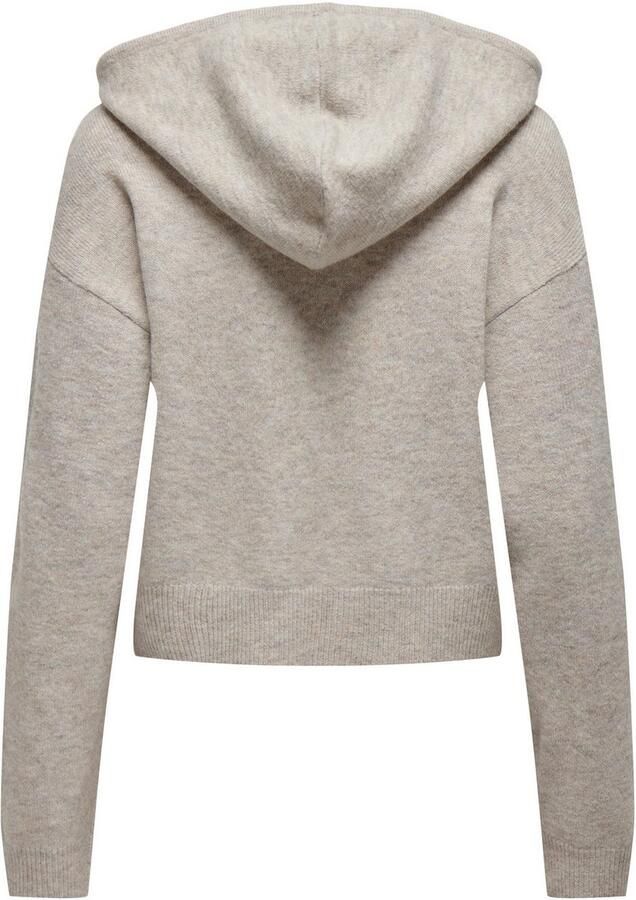 JDY Capuchontrui RUE LIFE L S SHORT HOOD PUL KNT NOOS - Foto 5