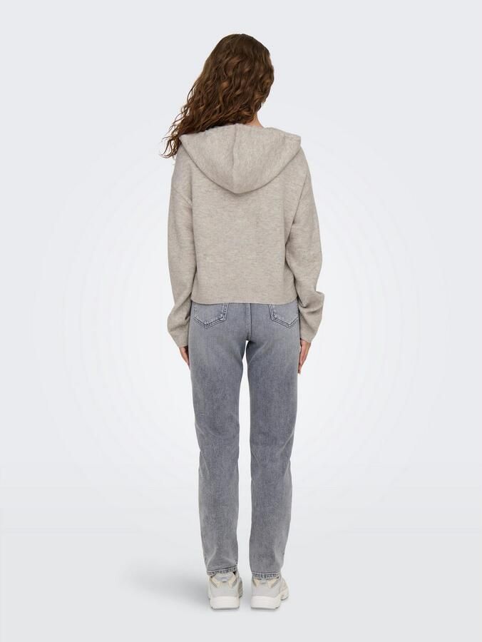 JDY Capuchontrui RUE LIFE L S SHORT HOOD PUL KNT NOOS - Foto 4