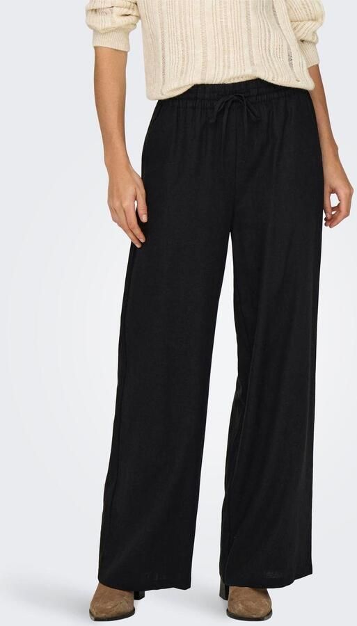 JDY Comfortbroek SAY LINEN HW WIDE PANT WVN NOOS - Foto 6