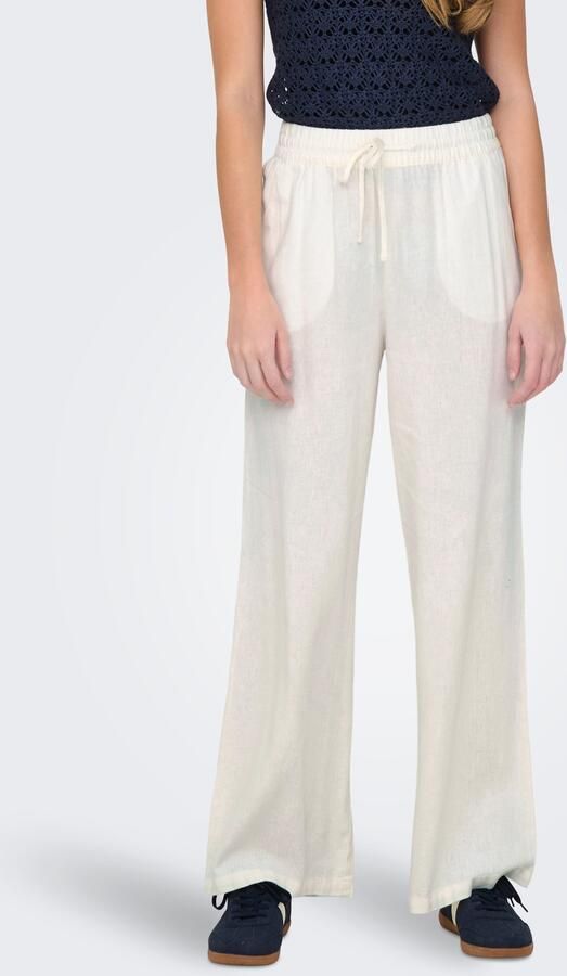 JDY Comfortbroek SAY LINEN HW WIDE PANT WVN NOOS - Foto 5