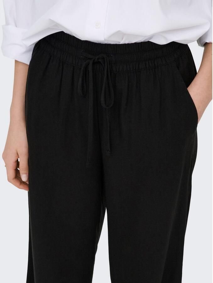 JDY Comfortbroek SAY LINEN HW WIDE PANT WVN NOOS - Foto 3