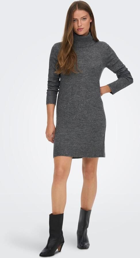 JDY Gebreide jurk ELANORA L S COWLNECK DRESS KNT NOOS - Foto 6