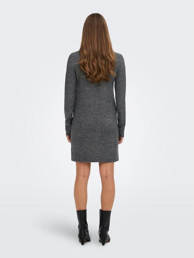 JDY Gebreide jurk ELANORA L S COWLNECK DRESS KNT NOOS - Foto 2
