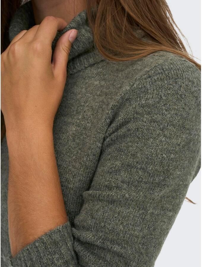 JDY Gebreide jurk ELANORA L S COWLNECK DRESS KNT NOOS - Foto 2